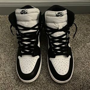 Slightly worn Jordan’s asking for less than half the price .